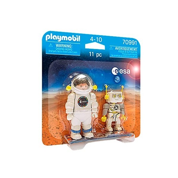 Playmobil 70991 Duo Astronaute ESA et Robert- Space- lespace- Deux Personnages Petit Prix