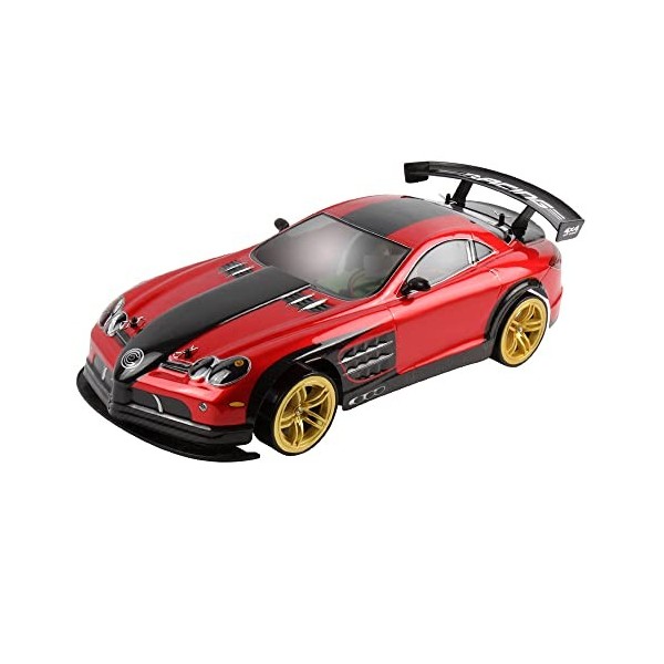 HEBXMF Voitures RC Grand véhicule RC Tout-Terrain, Voiture de Course électrique à Grande Vitesse 2,4 GHz, Camion RC à la déri