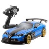 HEBXMF Voitures RC Grand véhicule RC Tout-Terrain, Voiture de Course électrique à Grande Vitesse 2,4 GHz, Camion RC à la déri