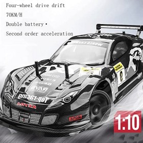 HEBXMF Buggy RC, Voitures RC à dérive à Grande Vitesse de 70 km/h, véhicule RC de Course Tout-Terrain électrique 2,4 GHz, Cam