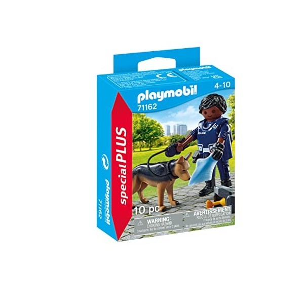 Playmobil 71162 Policier avec Chien de Recherche