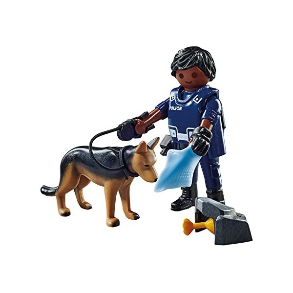 Playmobil 71162 Policier avec Chien de Recherche