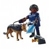 Playmobil 71162 Policier avec Chien de Recherche