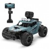 HEBXMF Voiture télécommandée tout-terrain RC Buggy 2.4G, camion RC avec caméra FPV HD 720P, véhicule RC descalade à grande v