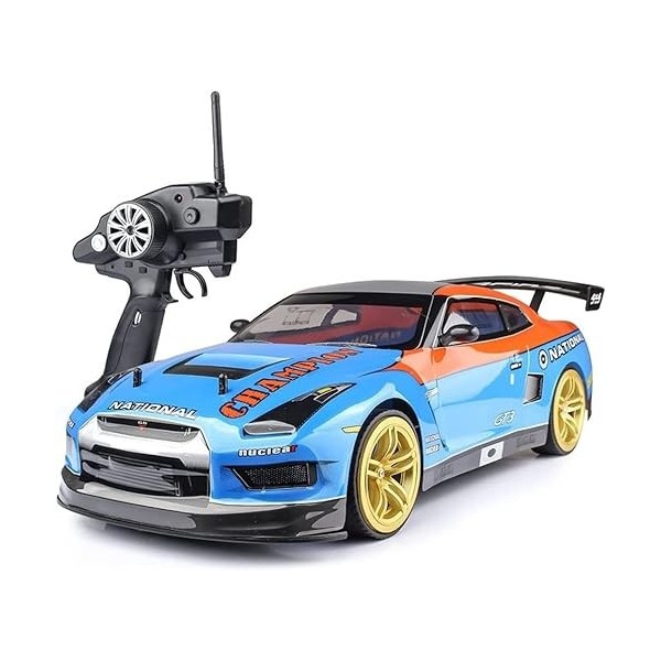 HEBXMF Voitures Rc, Camion RC Rechargeable 2,4 G, véhicule RC Tout-Terrain 4 Roues motrices, Voiture de Course à dérive, Bugg