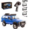 Véhicule descalade sur chenilles tout-terrain 1/12, camion sur chenilles télécommandé 4WD tout terrain avec 3 lumières LED, 