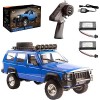 Véhicule descalade sur chenilles tout-terrain 1/12, camion sur chenilles télécommandé 4WD tout terrain avec 3 lumières LED, 