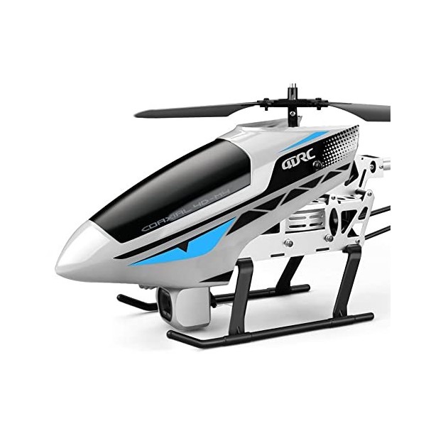 HEBXMF Avion RC Avion Rc électrique 2,4 GHz 72 cm Grand hélicoptère Rc Drone RC avec caméra Alliage Avion RC résistant aux Ch