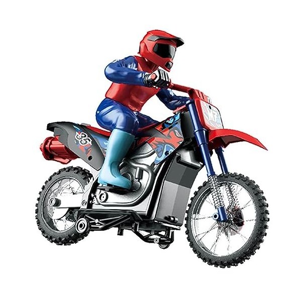 BOMDOG Jouet télécommandé à Grande échelle 1:10, Moto électrique légère, véhicule Tout-Terrain, télécommande 2.4G, Jouet de C