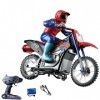 BOMDOG Jouet télécommandé à Grande échelle 1:10, Moto électrique légère, véhicule Tout-Terrain, télécommande 2.4G, Jouet de C