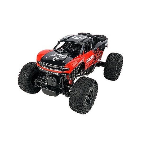 XYBZJP Voiture RC tout-terrain descalade à grande vitesse, camion RC amphibie 2,4 G, véhicule RC tout-terrain à amortissemen