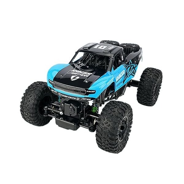 XYBZJP Voiture RC tout-terrain descalade à grande vitesse, camion RC amphibie 2,4 G, véhicule RC tout-terrain à amortissemen