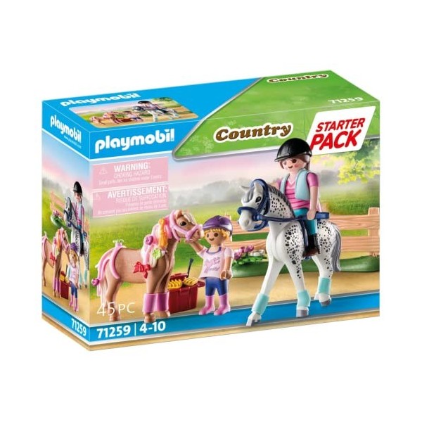 Playmobil 71259 Starter Pack Cavaliers et Chevaux