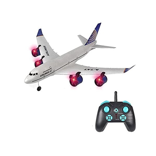 HEBXMF Avion RC 787 A380 modèle Quatre Moteurs RC Avion 2.4G EPP télécommande Avion résistant aux Chutes RC Avion Drone Jouet