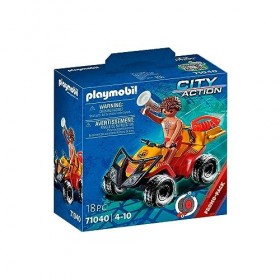 Playmobil 71040 Sauveteur en mer et Quad