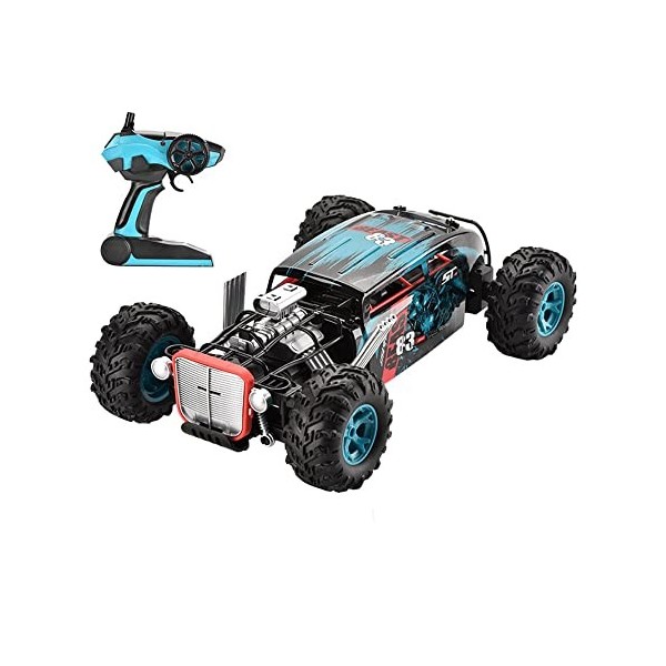 Voiture RC demi-échelle 1:10 20 KM/H grand pied escalade 4 roues motrices haute vitesse tout-terrain 2.4G télécommande Buggy 