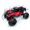 FACAIDAJI Camion amphibie RC 1/10 échelle Hors Route Monster Truck Voiture télécommandée pour Enfants Adultes Tout Terrain ét