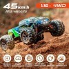 YONCHER YC200 RC Voiture Tout Terrain Voiture télécommandée Camion Telecommande à Grande Vitesse 2.4GHz Crawlers RC avec 2 Pi