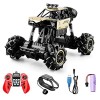 GLOYER Alliage Offroad Boy Jouets électriques Voiture télécommandée 1/16 Double télécommande Tout Terrain RC Véhicule 2.4G Dé