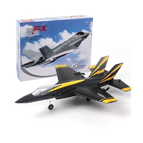 GUYANA Avion RC, Avion RC, Avion télécommandé 2,4 GHz, Planeur en Mousse prêt à Voler avec Gyroscope à 3 Axes, Jouets davion