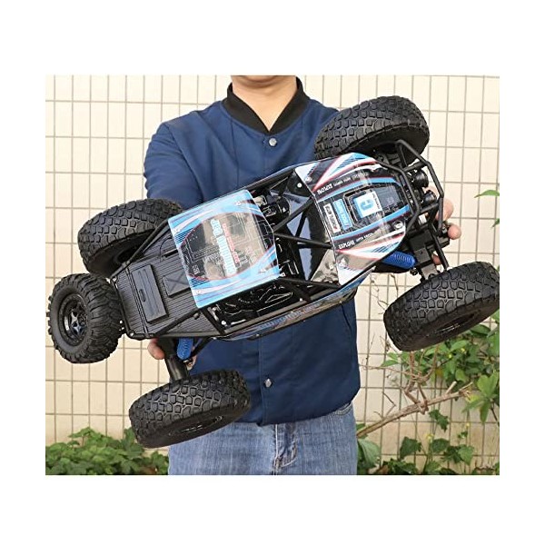 HEBXMF RC Buggy 4WD Véhicule RC tout-terrain absorbant les chocs, camion RC descalade électrique 2,4 G, voitures RC tout-ter