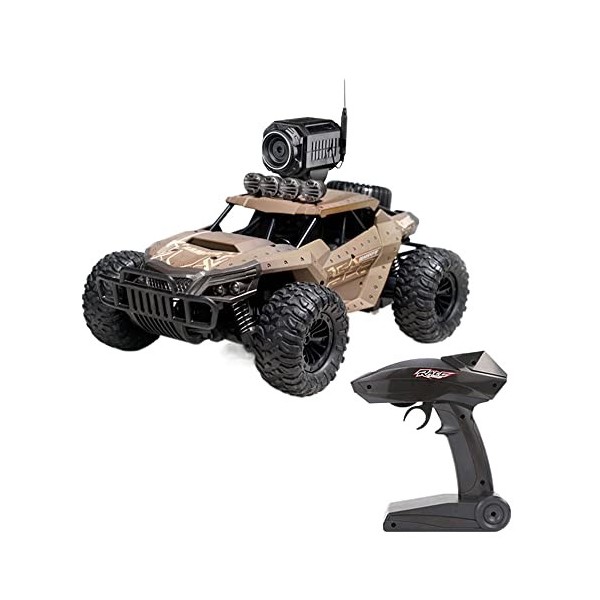 SUBECO Voiture RC avec caméra FPV 720P, Voiture télécommandée 2,4 GHz, Voiture de Course télécommandée APP 2,4 G, échelle 1:1