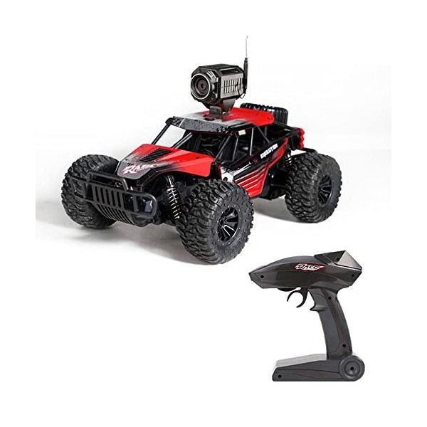 SUBECO Voiture RC avec caméra FPV 720P, Voiture télécommandée 2,4 GHz, Voiture de Course télécommandée APP 2,4 G, échelle 1:1