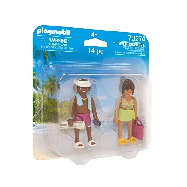 Playmobil Couple de vacanciers Multicolor 70274