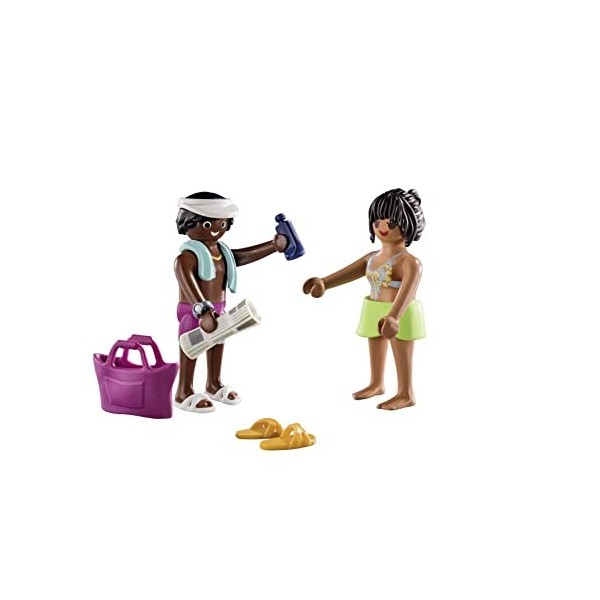 Playmobil Couple de vacanciers Multicolor 70274