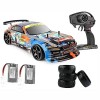 GUYANA Voiture de Course GT RC Drift à léchelle 1/10, Jouet de Voiture de dérive télécommandée, Cadeau pour Enfants, Voiture