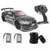 GUYANA Voiture de Course GT RC Drift à léchelle 1/10, Jouet de Voiture de dérive télécommandée, Cadeau pour Enfants, Voiture