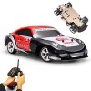 SUBECO Mini Voiture télécommandée échelle 1:28, 1/28, Rechargeable, 30 KM/H, Haute Vitesse, Voitures RC, Jouets pour garçons 