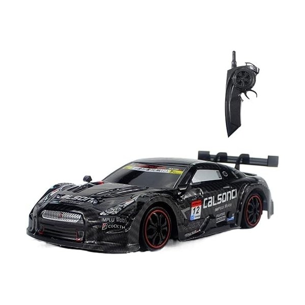 GUYANA Voiture de dérive RC, 1:16 à Grande échelle 2,4 G, Voiture de Course Super Sportive télécommandée, 4 Roues motrices, H