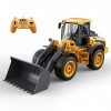 SZITW 1:16 RC Dozer Front Loader Outdoor 8 CH RC Front-End Loader Boy Shoveling Toys Multi-Fonction Bulldozer RC Construction