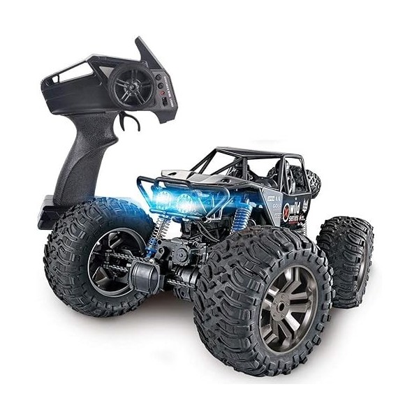 SUBECO 18,8 Pouces Super Grand modèle de Voiture télécommandée 4WD Bigfoot Monster Escalade Véhicule RC 20 km/h 2,4 G Charge 