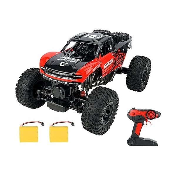 SUBECO Véhicule descalade Tout-Terrain amphibie 2,4 G, Grande Voiture télécommandée électrique 1/10, 4 Roues motrices Bigfoo