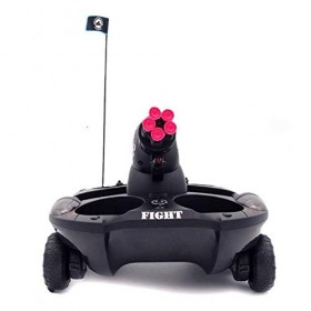 SUBECO Tout Terrain Etanche Cascades Voiture Jouet pour Enfant Voiture Amphibien Réservoir Autoradio Télécommande Petite Voit