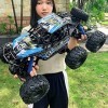 HEBXMF Voitures RC Grand véhicule RC Tout-Terrain à 6 Roues, Buggy RC descalade à Grande Vitesse Tout-Terrain, Camion RC éta