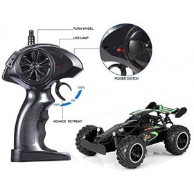 SUBECO Voiture télécommandée étanche Haute Vitesse Voiture télécommandée 2.4GHz 2WD télécommande Camion 1/18 télécommande Jou