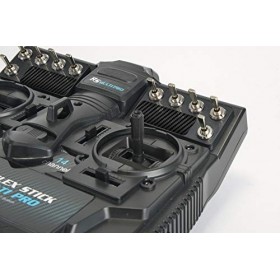 Carson Carson-500501003 500501003 Reflex Stick Multi Pro 2.4 GHz Système 14 canaux, télécommande avec récepteur pour modèles 
