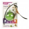 SmartyKat Feather Whirl Jouet pour Chat électronique Motion Ball