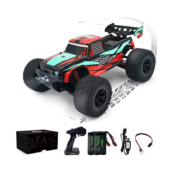 RC Auto 1/12 Télécommande RC Pick-up Haute vitesse Tous les terrains hors de la route Camion pour adultes et enfants 2,4 GHz 