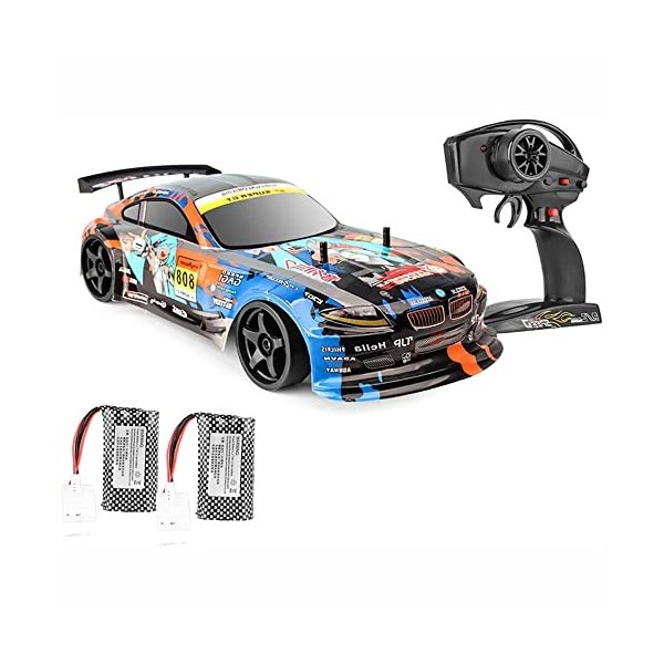 SKYTEEY Voiture Télécommandée Drift Racing RC Cars for Kids, 70KM/H High Speed ​​RC Drift Racing Car 1/10 Scale 2.4Ghz RC Dri