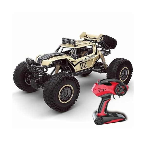 VUCICA 1:10 Voitures RC 2,4 Ghz Voiture télécommandée géante Tout-Terrain Passe-Temps électrique Course Rapide modèle télécom