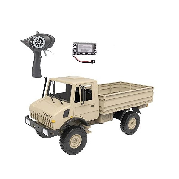 SZITW 1/12 RC Camion Militaire, 2.4G 3CH Modèle de Véhicule de Transport Télécommandé RC Truck 14.6IN Électrique, Absorption 