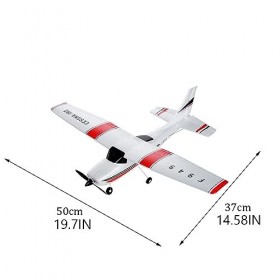 SZITW Avion RC Planeur RC 19,7 pouces Envergure Avion RC 3CH, Jouets davion RC, Avion télécommandé 2,4 GHz avec gyroscope in