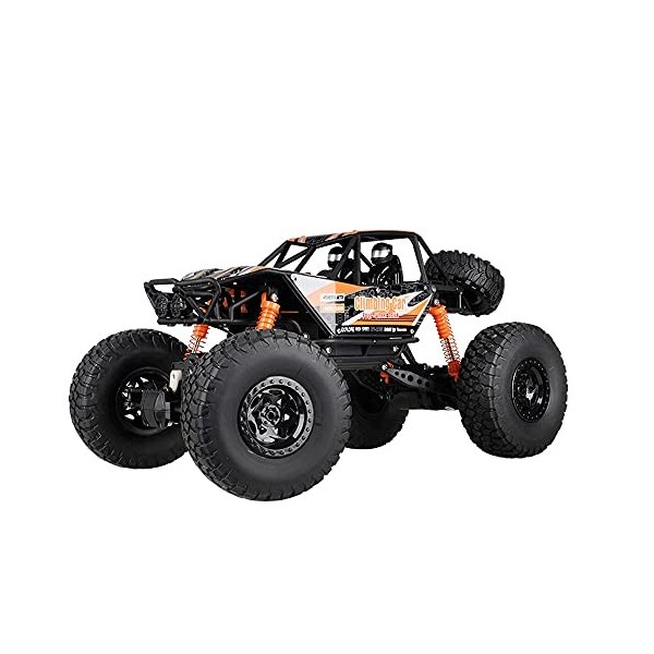 HEBXMF Buggy RC, véhicule RC Tout-Terrain électrique 2,4 GHz, Camion RC descalade Tout Terrain Absorbant Les Chocs, Voiture 