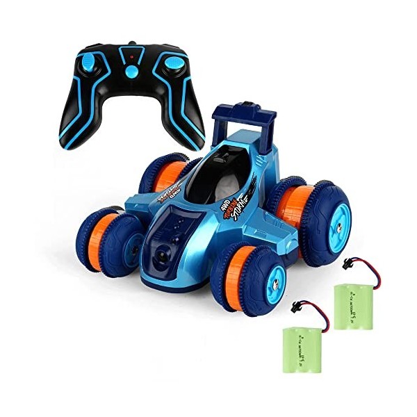 GLOYER Voiture de Cascade RC Tout-Terrain pour Enfants, Rotation à 360 °, déformation 4 Roues motrices, Trottoir Vertical 2,4