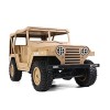 MADBLR7 RC Camion Militaire Radiocommande 1/14 Tout Terrain Télécommande Camion Militaire 2.4Ghz 4WD RTR Contrôleur Électriqu