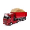 Latotoa Camion RC 1/32 2.4G Télécommande sans Fil Camion dingénierie Camion de Transport Lourd Gros Camion Camions à Benne b